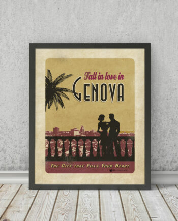 Fall in love Genova | STAMPA | Vimages - Immagini Originali in stile Vintage