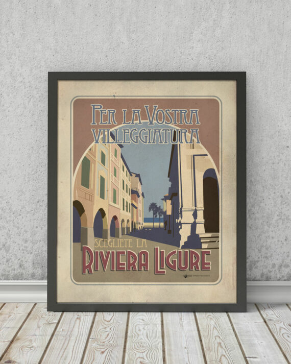 Riviera ligure | STAMPA | Vimages - Immagini Originali in stile Vintage